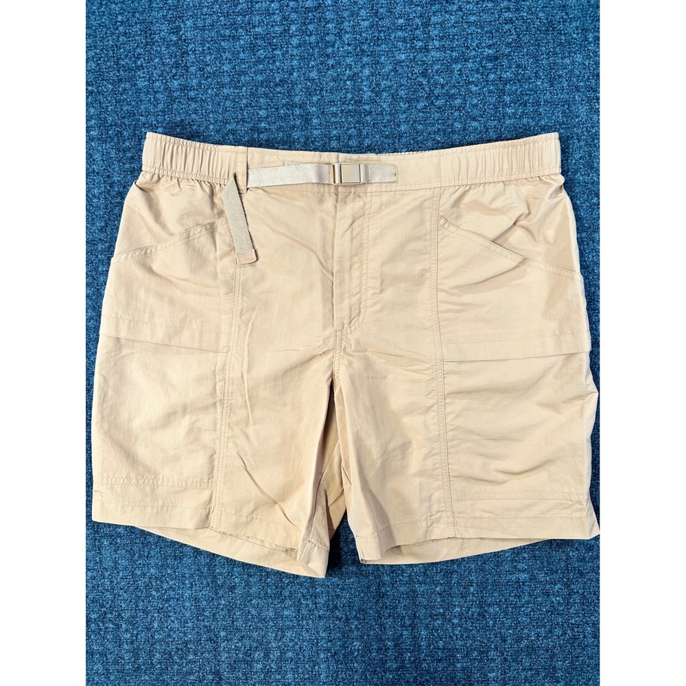 Eddie Bauer Mens Ripstop Tech Shorts Brown Sugar Tan XL EB004134 New